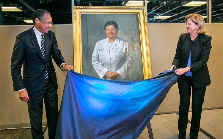 Brenda Armstrong portrait unveiling