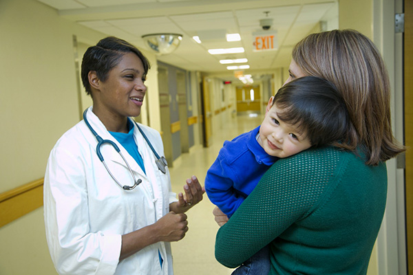 Kanecia Zimmerman with patients