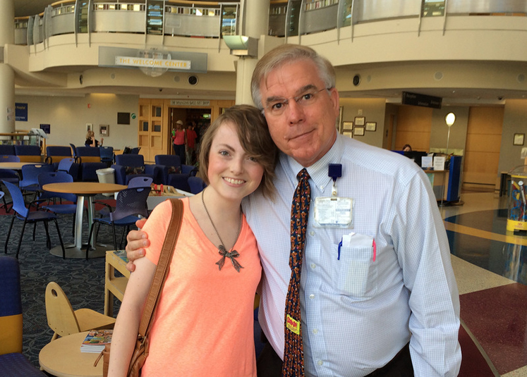 Tim Driscoll with family member