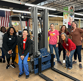 Volunteering at Food Bank of Central & Eastern North Carolina