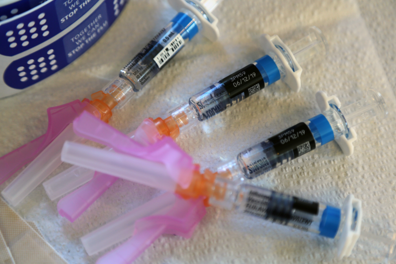 flu syringes