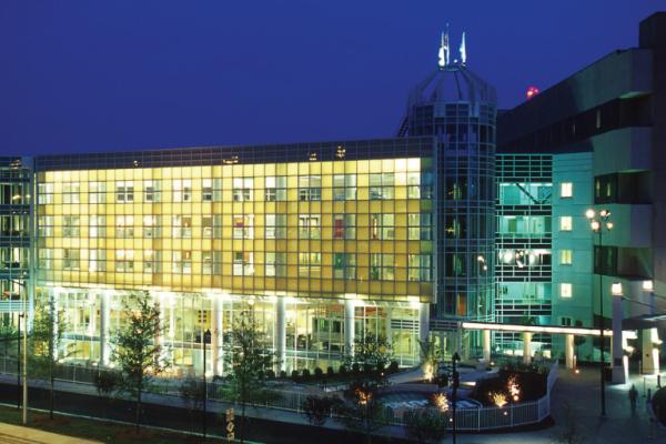 Duke Children's at night
