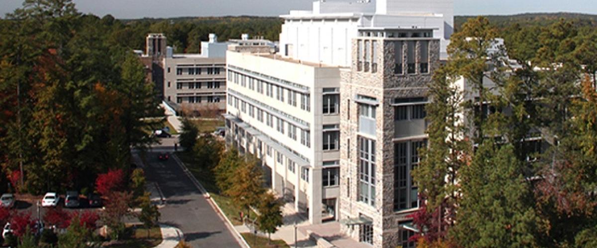 Aerial view of Medical Sciences Research Building II