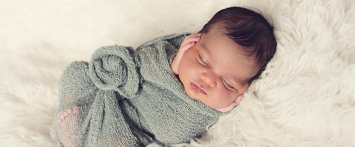 Sleeping newborn
