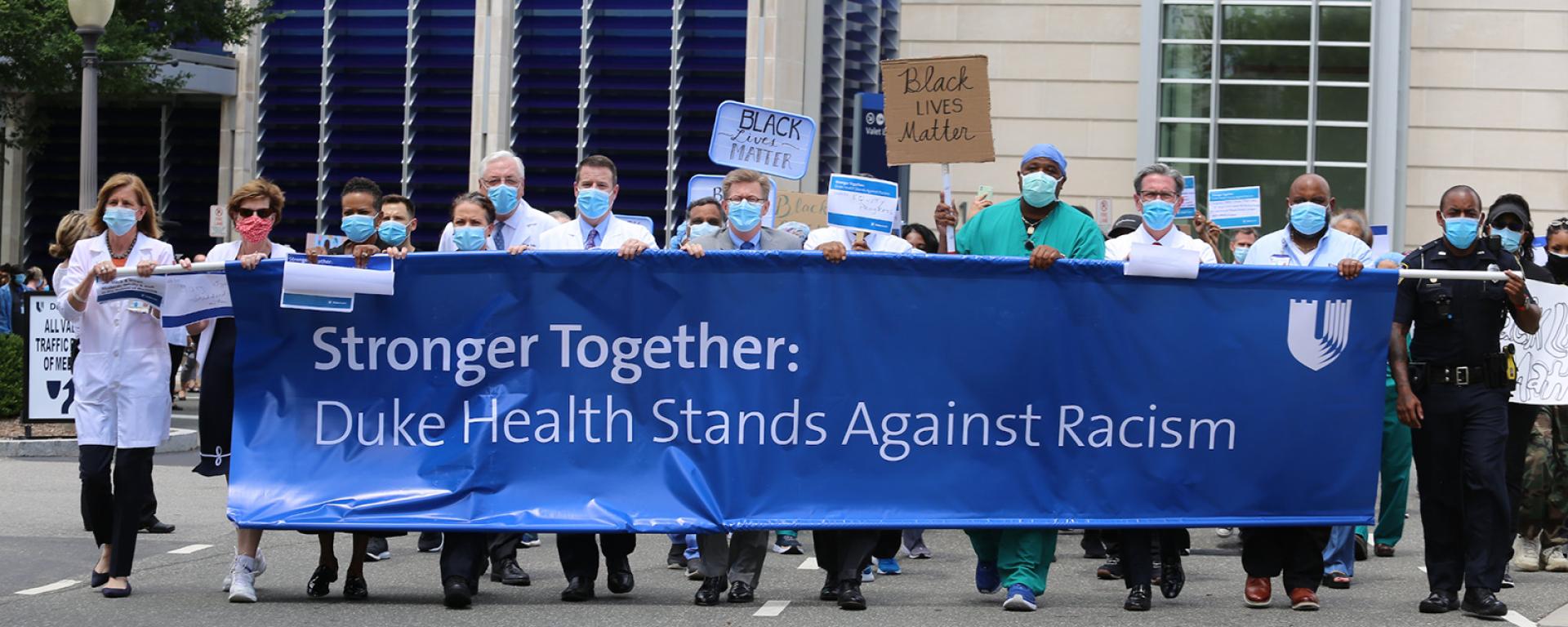 Duke leaders marching